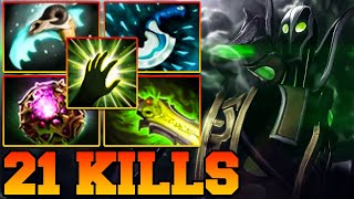 Rubick Dota 2 Mid Carry Pro Gameplay With 21 Kills Build Support Guide 733 [upl. by Ameline]