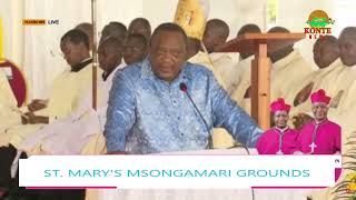 FORMER PRESIDENT UHURU KENYATTA FULL SPEECH AT CATHOLIC EPISCOPAL ORDINATION NAIROBI [upl. by Barnie927]