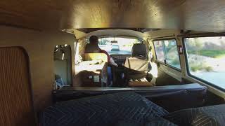 A cruise through Sunnyvale California in my 1979 Volkswagen ASI Riviera Camper [upl. by Alledi]