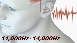 Tinnitus Relief Sounds  White Noise amp Sine Waves 11000Hz  14000Hz  Tinnitus Sound Therapy [upl. by Muraida244]