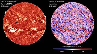 Hα 20240916  Spectroheliograph Data [upl. by Aneelak]