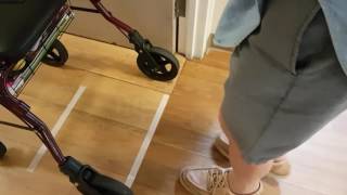 Parkinsons Disease Cueing ambulation improved walking [upl. by Zak]