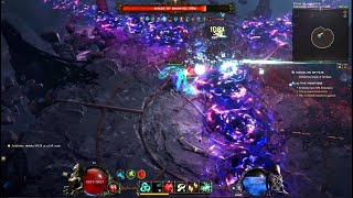 Last Epoch 10 Warlock Bleed build vs Shade of Orobyss Boss 0 Corruption [upl. by Atsira]