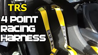 How to Fit  4 Point Racing Harness  MX5 Project Miata NB [upl. by Verneuil]