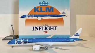 UNBOXING RARE INFLIGHT 200 KLM Boeing 78710 “100 Years Anniversaryquot Reg PHBKA  IF781KLM100 [upl. by Eladnyl]