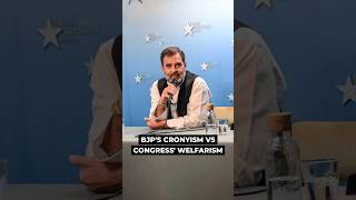 The choice is between BJPs Cronyism amp Congress Welfarism [upl. by Laud853]