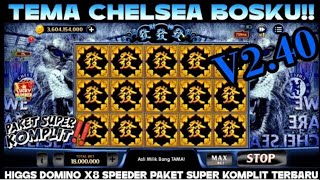 APK HIGGS DOMINO MOD TERBARU VERSI 240 • TEMA CHELSEA X8 SPEEDER TANPA PASSWORD [upl. by Nosniv]