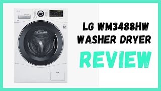 LG WM3488HW Review ✅ LG WM3488HW WasherDryer Combo [upl. by Eendys270]