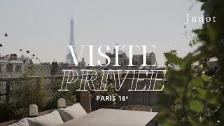 Visite privé dun penthouse de 174 m2 avec vue sur la tour Eiffelimmobilier paris hometour [upl. by Kazmirci401]