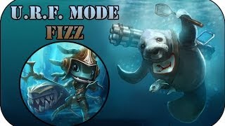 Ultra Rapid Fire mit Fizz  League of Legends Full URF Gameplay 128 [upl. by Joana160]