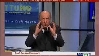 Franco Ferrarotti ► Corso di Sociologia  Lez 4 Interazione tra sociologia e le altre scienze [upl. by Riamo]