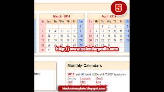 10 websites to Download free Calendar Template [upl. by Polash]