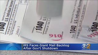 IRS Has Large Backlog After Government Shutdown [upl. by Ydissac309]