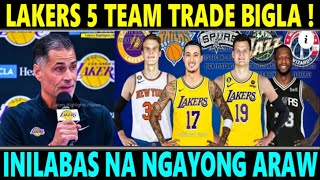 BREAKING Lakers 5 TEAM TRADE NA INILABAS NA ngayong araw para kay ROB PELINKA [upl. by Leumas]