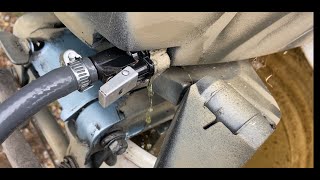 OldGuyDIY Fixed Outboard Boat Motor Fuel Gas Line Leaking Connector Replace 8 Fitting Or 1 ORing [upl. by Aldercy]