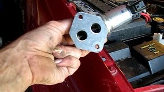 Ford F150 54L dies at idle How to replace the Idle Air Control Valve [upl. by Ardnoed]