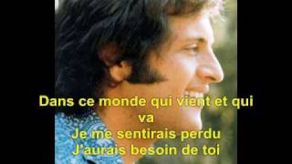 Et Si Tu NExistais Pas  Joe Dassin Lyrics [upl. by Esej]