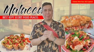 Best kept secret Malacca food places  Chinese New Year 2022 [upl. by Orfinger]