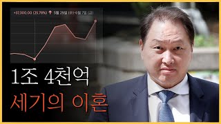 이혼 이슈로 25급등 SK는 어디까지 [upl. by Aihc]