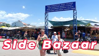 📈 FAKE MARKET PRICES IN TURKEY 2024 🇹🇷 ANTALYA SIDE SATURDAYS BAZAAR PRICES FOR TOURIST TURKEY 2024 [upl. by Luhar]