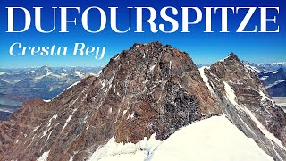 Dufourspitze  4634 mt  Via Cresta Rey da Indren AO 4K [upl. by Eehsar614]