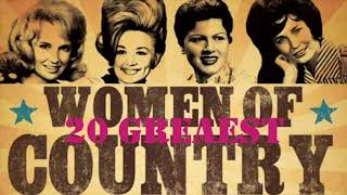 20 Greatest Women Of Country 1927 To 1966 [upl. by Loreen252]