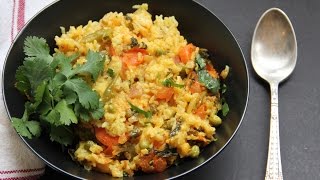 Mixed Lentils amp Vegetables Khichdi  Instant Pot [upl. by Soiritos]