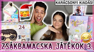 ZSÁKBAMACSKA GYEREKJÁTÉKOK KITTIVEL 3 💖 karácsonyi kiadás 🎄 [upl. by Ntsyrk675]