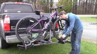 Yakima TwoTimer Hitch Mount Platform Style Bike Rack Overview and Demo [upl. by Anirak580]