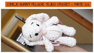 CONEJO BUNNY PELUCHE TEJIDO A CROCHET  22 [upl. by Sirref668]