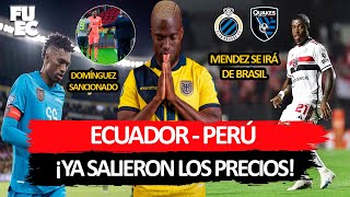 YA SALIERON las ENTRADAS para VER a ECUADOR 😱  MENDEZ BUSCA NUEVO EQUIPO  DOMÍNGUEZ SANCIONADO [upl. by Lat]