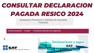 ¿Cómo realizar suspensión actividades Régimen simplificado de confianza RESICO 2024 [upl. by Yoho622]