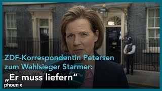 ZDFKorrespondentin Hilke Petersen zum Wahlergebnis in Großbritannien [upl. by Allix]