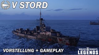 STORD  Vorstellung und erstes Gameplay  World of Warships Legends [upl. by Tegdirb]