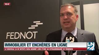 Biddit la plateforme de vente en ligne des notaires reportage LN24 [upl. by Suilmann]