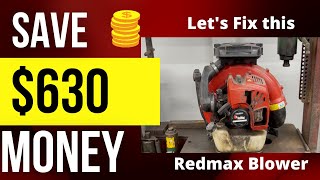 Redmax 8500 Backpack Blower Service [upl. by Audri]