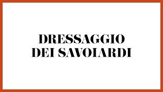 Dressaggio savoiardi [upl. by Adah996]