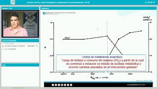 Umbral láctico Parte I Bases Fisiológicas JL Chicharro [upl. by Yoj]