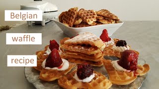 Belgian waffle recipe  Belgijske vafle [upl. by Donnenfeld112]