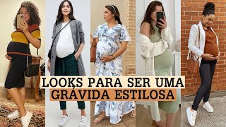 10 dicas para montar looks estilosos na gravidez 🤰🏻✨ [upl. by Lahcear]