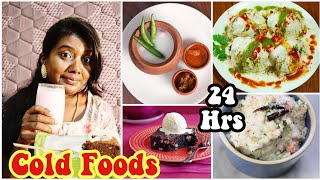 I ate COLD FOOD for 24 Hours  Eating cold food around the world all day FOOD CHALLENGE  India [upl. by Lilybelle]