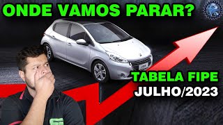 TABELA FIPE JULHO 2023  Carros usados SUBINDO DE PREÇO [upl. by Liebermann]