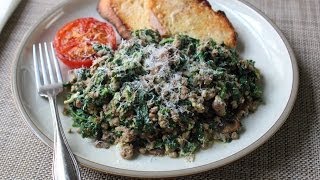 Joes Special  Original Joes Ground Beef amp Spinach Scramble [upl. by Veleda]