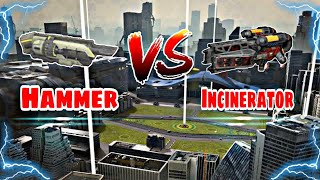 Hammer VS Incinerator Comparison in War Robots [upl. by Collier]