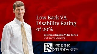 Low Back VA Disability Rating of 20 [upl. by Alaehs]