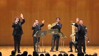 Gomalan Brass Quintet  Triumphal March Aida LIVE IN TOKYO [upl. by Yrohcaz]