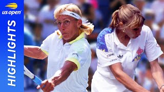 Martina Navratilova vs Steffi Graf in one of the greatest matches ever  US Open 1991 Semifinal [upl. by Adnahsor]