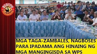 MGA TAGAZAMBALES NAGBOSES PARA IPADAMAANG HINAING NG MGA MANGINGISDA SA WPS [upl. by Niowtna]