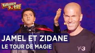 Jamel Debbouze Zinedine Zidane et Omar Sy  Le tour de magie  Marrakech du Rire 2011 [upl. by Tiat]