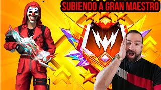 DIRECTO DE FREE FIRE SUBIENDO A GRAN MAESTRO TOP GLOBAL AS CUBANO GAMER 😎 [upl. by Jaynell]